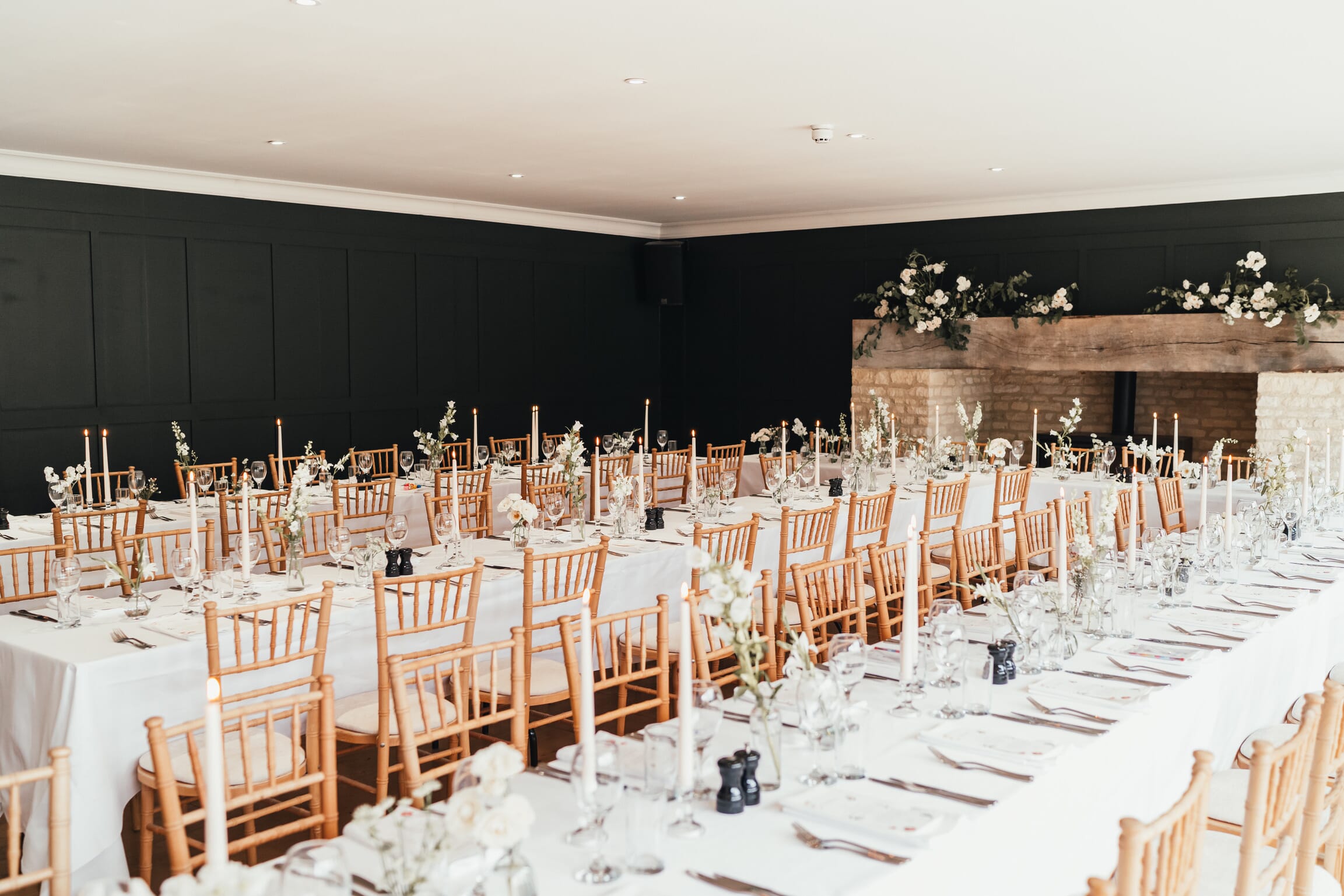 reception room laid up