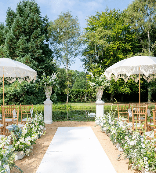 lakeside ceremony