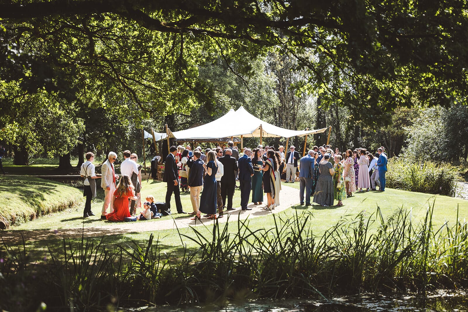 reception on island