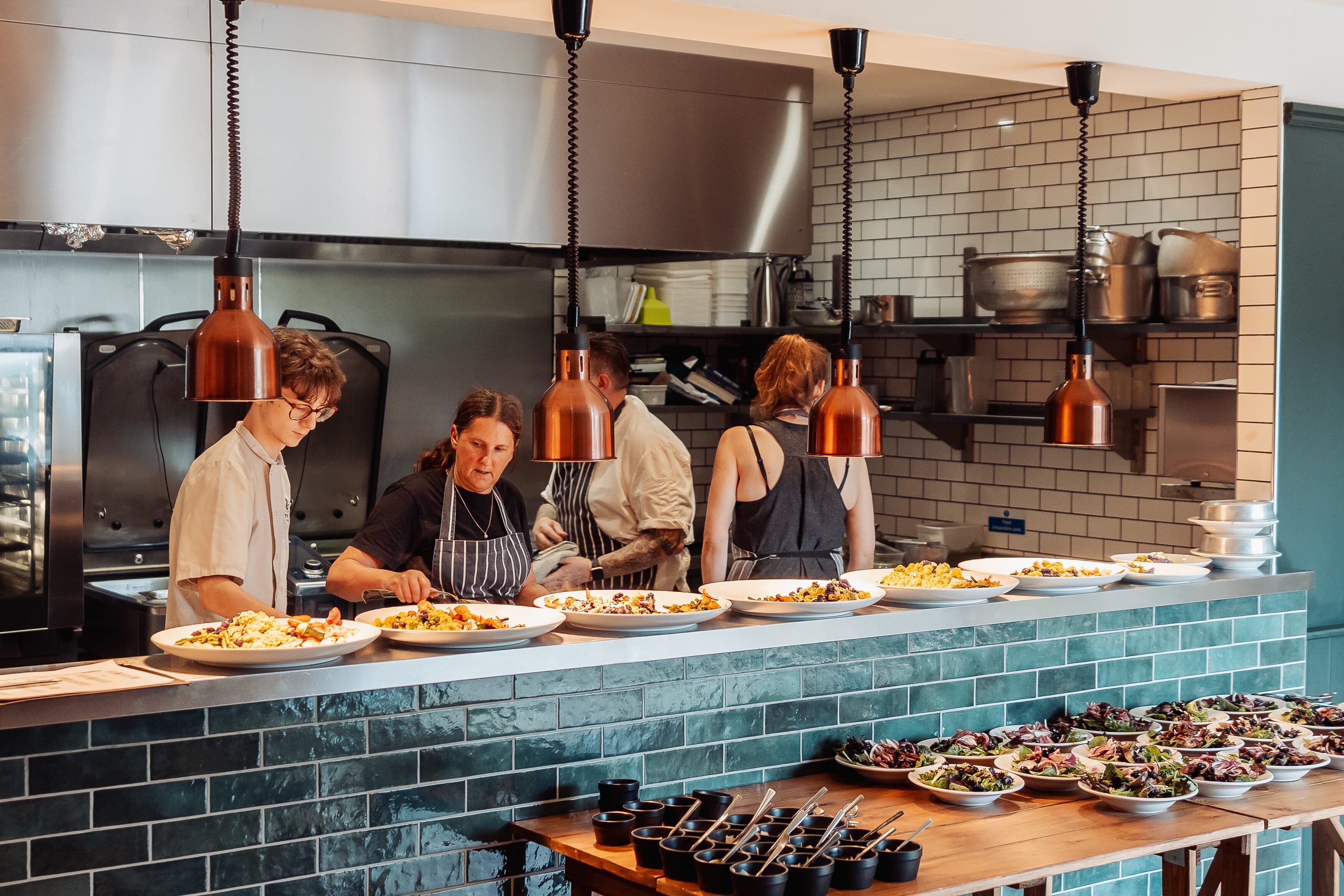 image of kitchen team