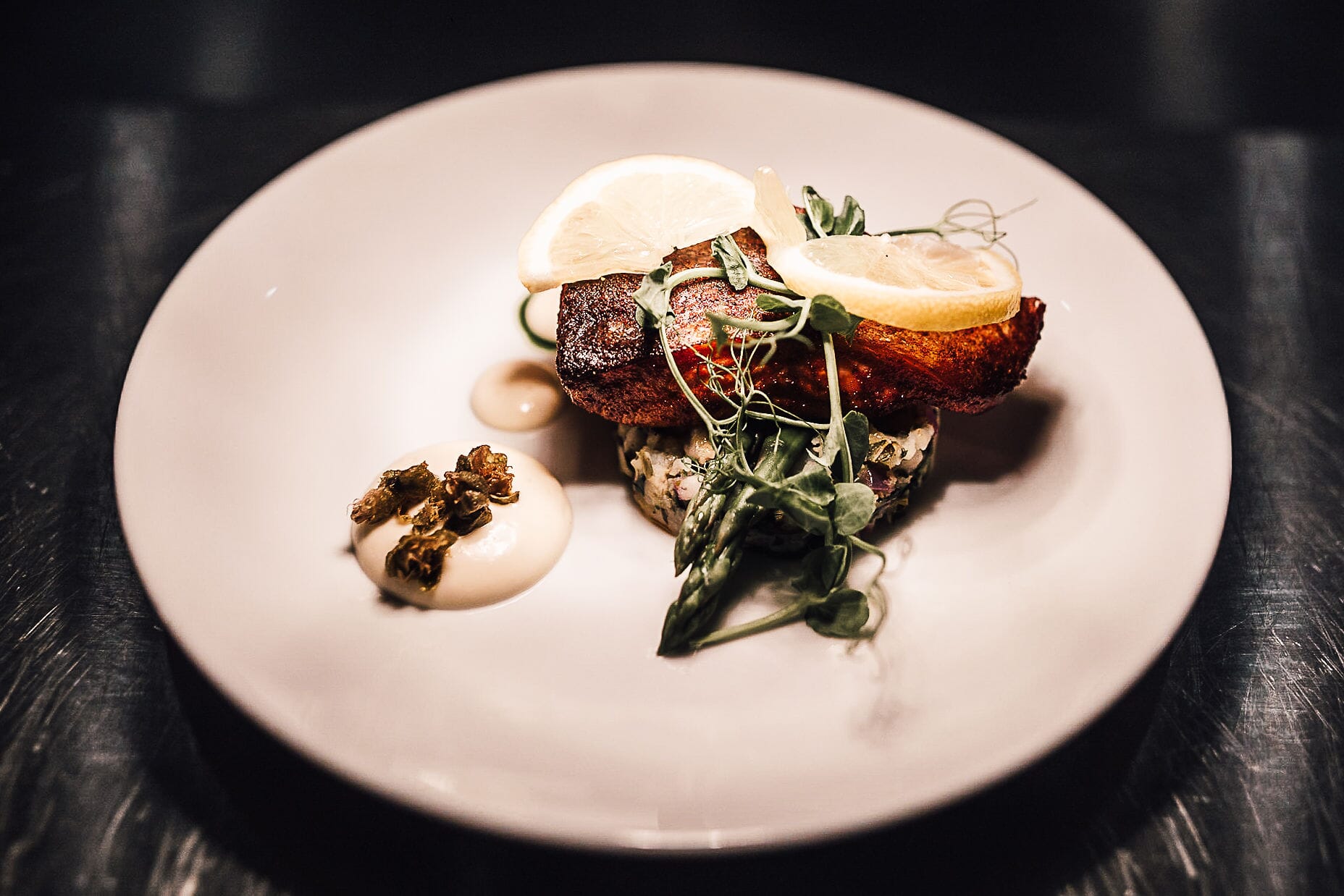 salmon dish