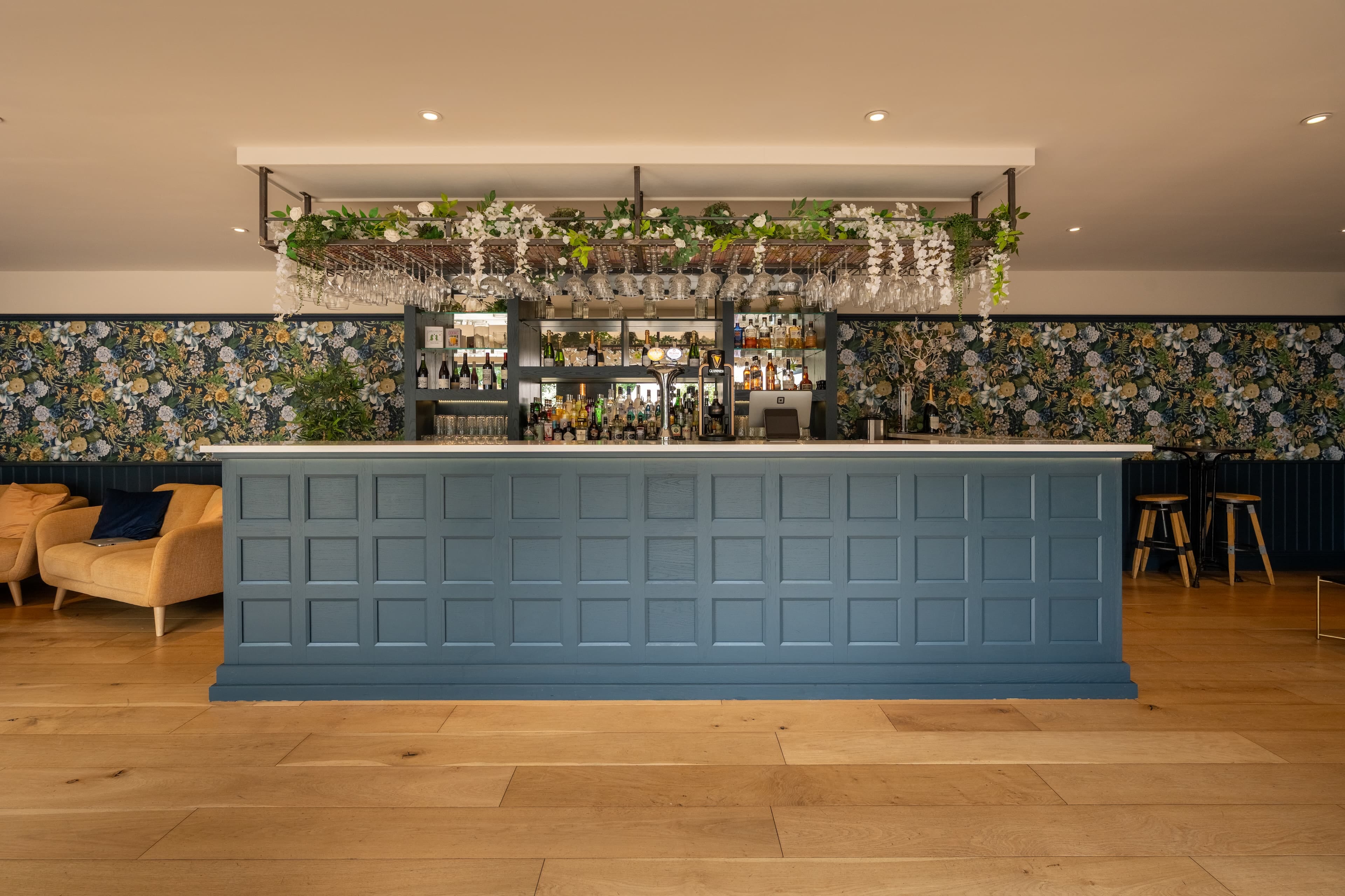 the bar at day time