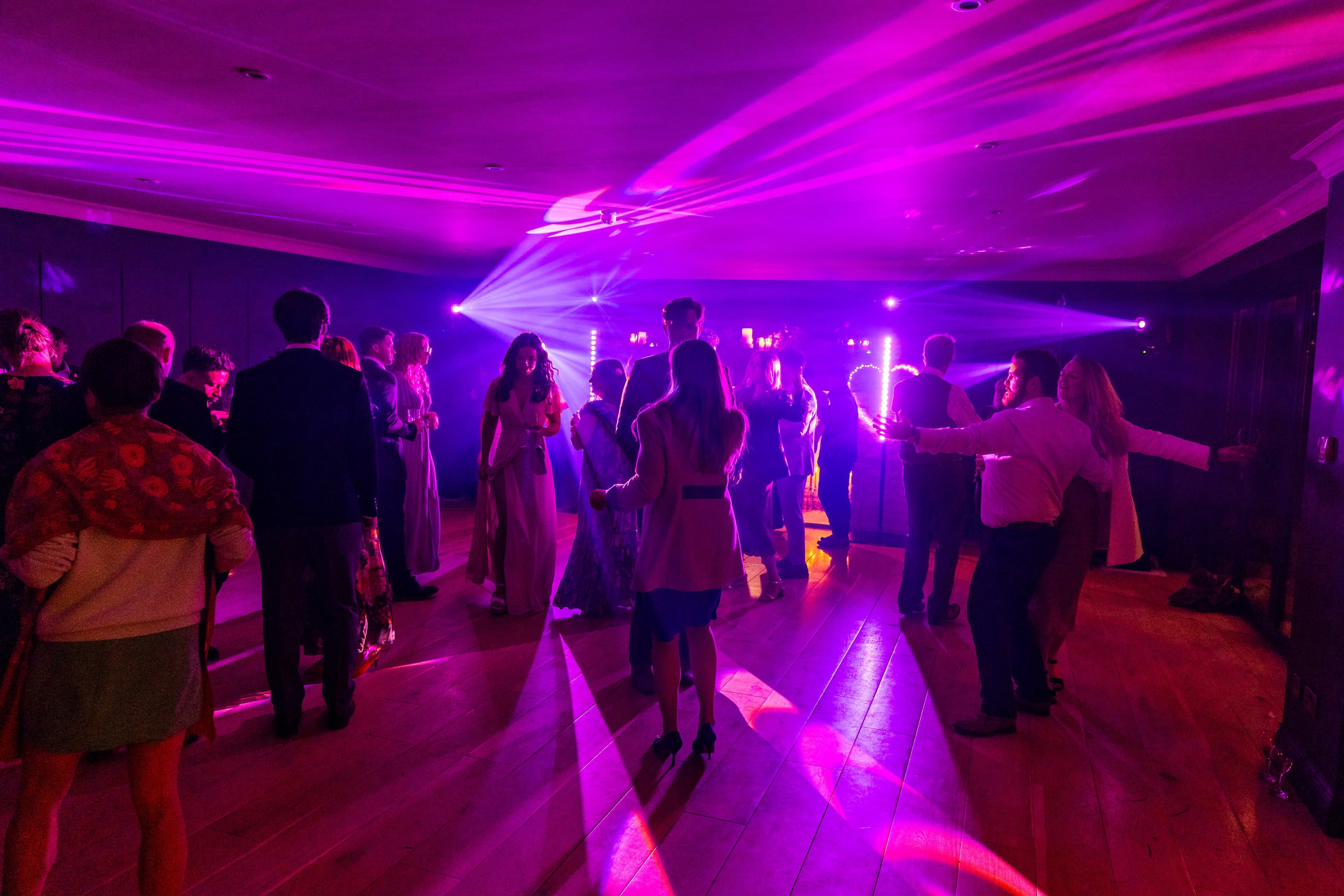 dancing in the function room