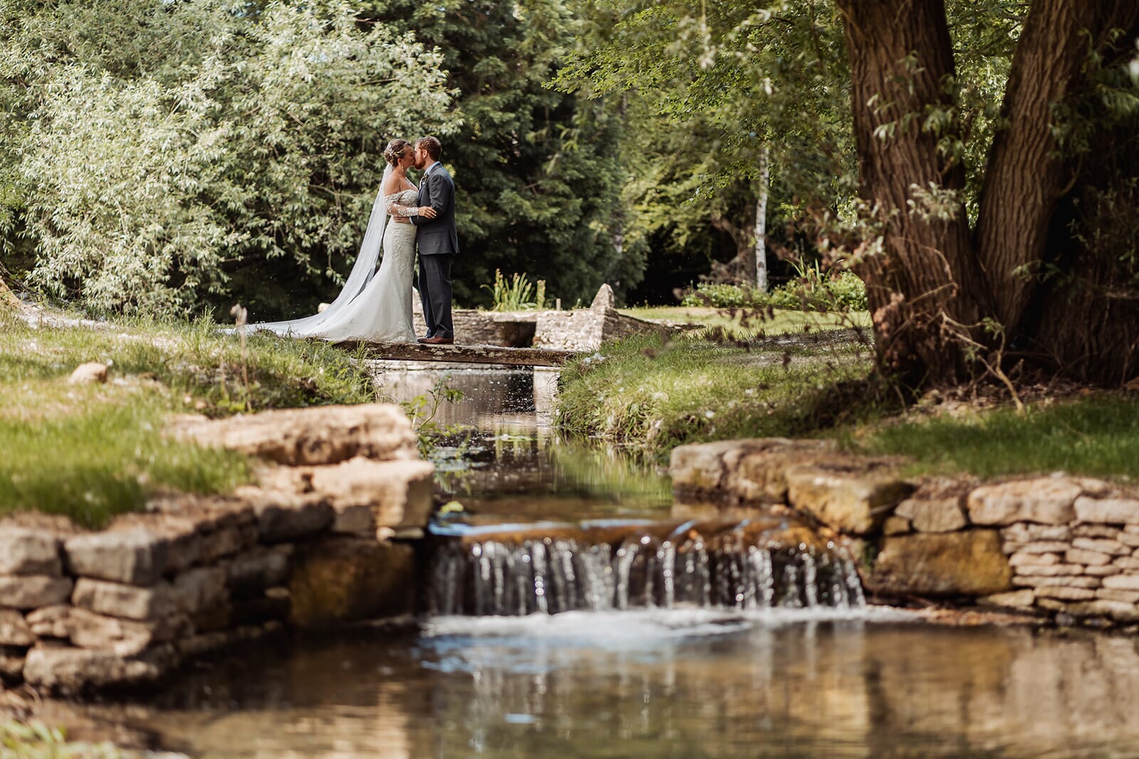 waterfall image of couple