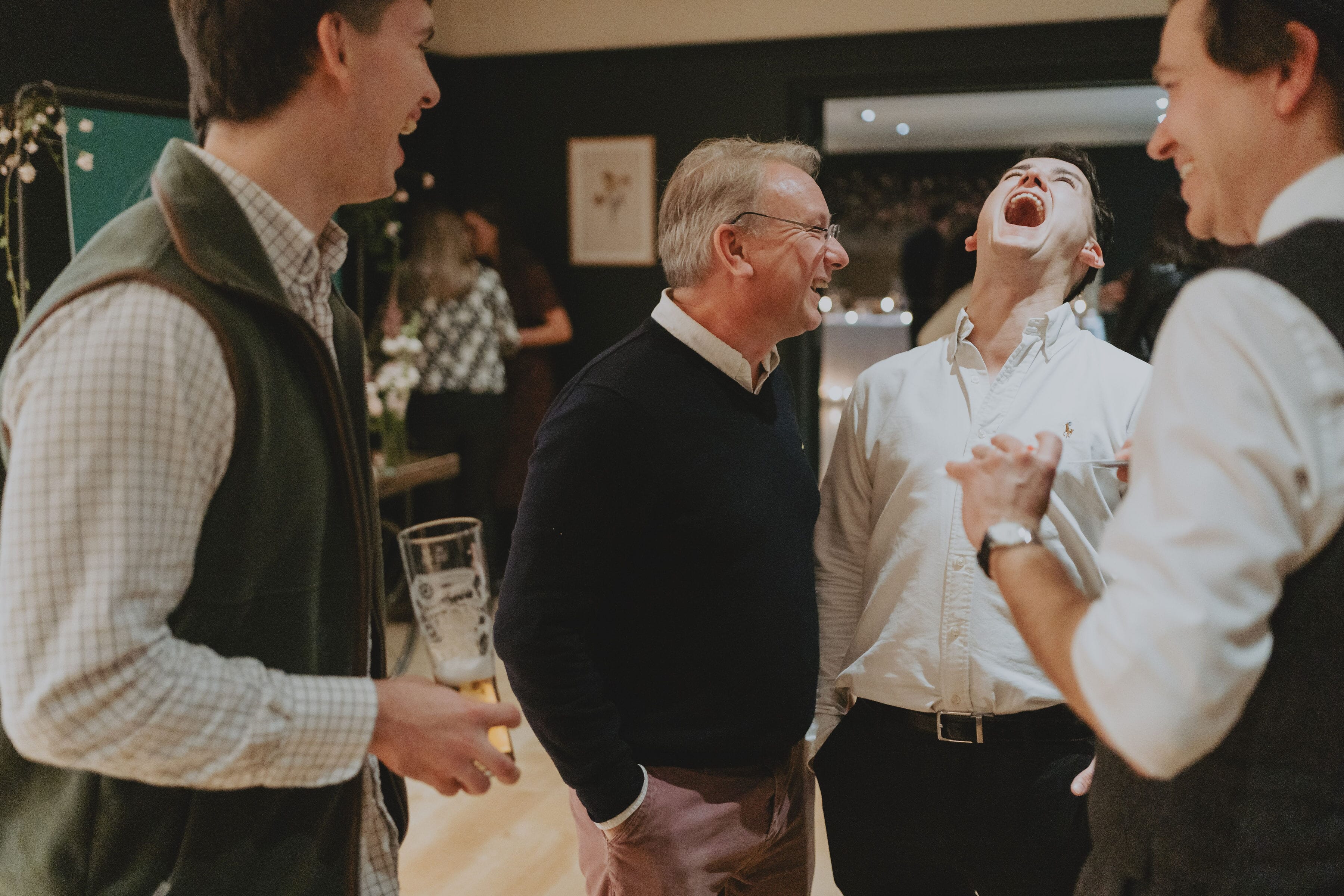 laughing on opening night
