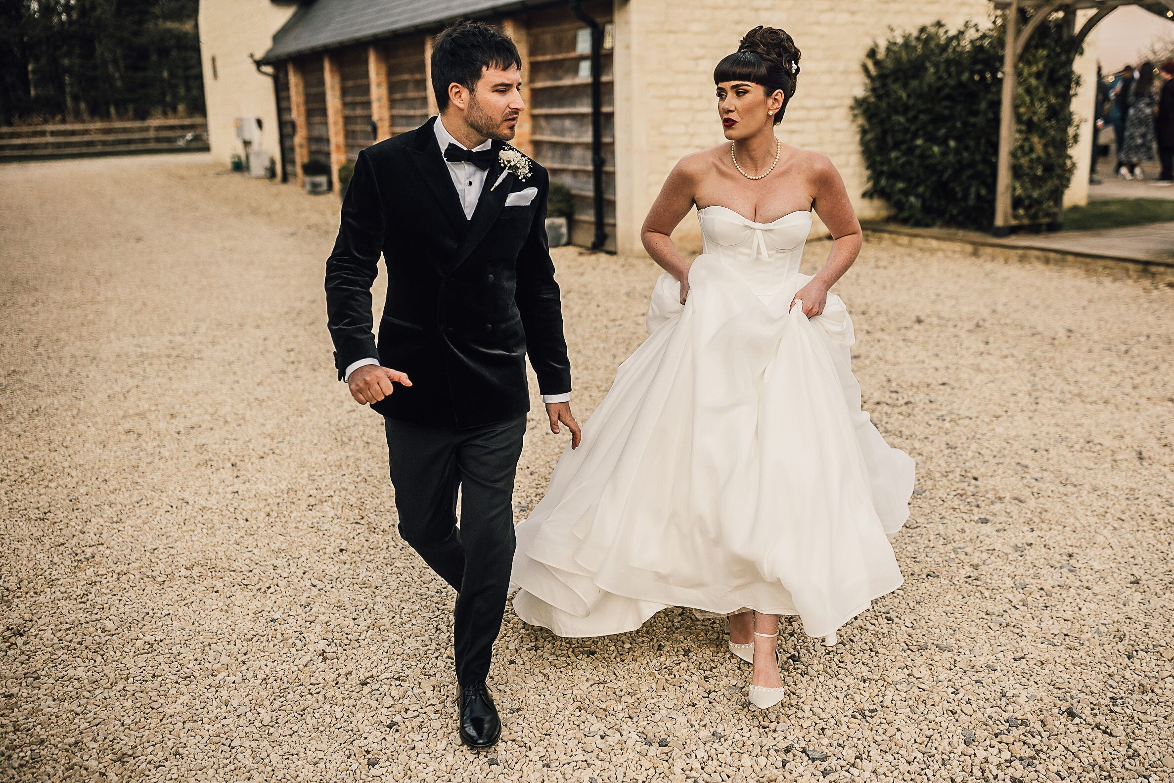 walk to the ceremony