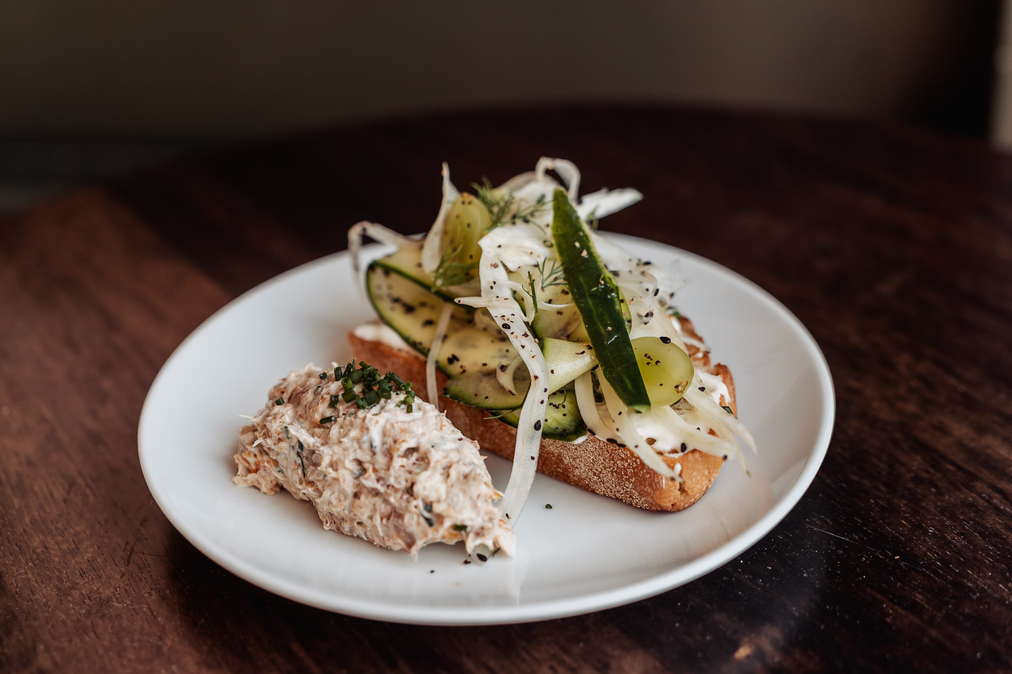 Mackeral Pate dish waters edge